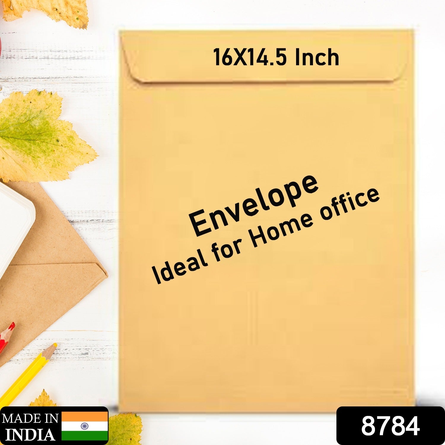 8784 Kraft Envelopes, 16 x 14.5 Inch, Brown Envelopes, Envelopes, Card Envelopes, Kraft Paper Envelopes, Invitation Envelopes, Postcard Envelopes, Quick Self Seal, Stationery For General, Office (1 Pc ) 8784 Kraft Envelopes, 16 x 14.5 Inch, Brown Envelopes, Envelopes, Card Envelopes, Kraft Paper Envelopes, Invitation Envelopes, Postcard Envelopes, Quick Self Seal, Stationery For General, Office (1 Pc )